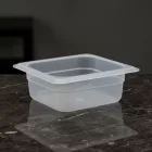 GN edény, 1/6 65 mm, 0,75 l, polipropilén