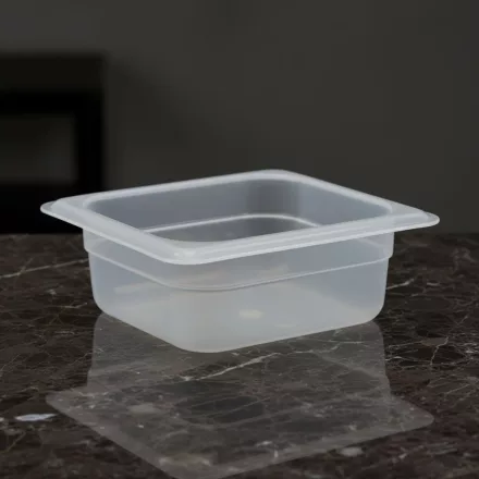GN edény, 1/6 65 mm, 0,75 l, polipropilén