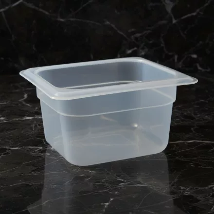 GN edény, 1/6 100 mm, 1,25 l, polipropilén