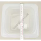 GN edény, 1/6 100 mm, 1,25 l, polipropilén