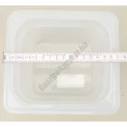 GN edény, 1/6 100 mm, 1,25 l, polipropilén