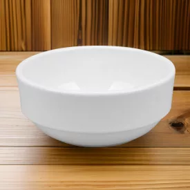 Polikarbonát tálka, 12 cm, 400 ml, fehér