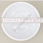 Polikarbonát tálka, 12 cm, 400 ml, fehér