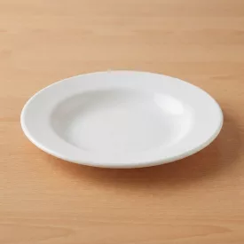 Polikarbonát mélytányér, 21 cm, 200 ml, fehér