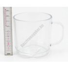 Polikarbonát bögre, 250 ml, átlátszó