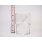 Polikarbonát pohár, 180 ml, egymásba rakható