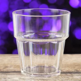   Polikarbonát pohár, 250 ml, átlátszó, (törhetetlen) Casablanca