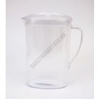 Polikarbonát kancsó fedővel, 2,2 liter