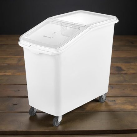 Szárazáru-tároló és -szállító kocsi, 80 l, polipropilén