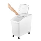 Szárazáru-tároló és -szállító kocsi, 80 l, polipropilén