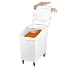 Szárazáru-tároló és -szállító kocsi, 62 l, polipropilén