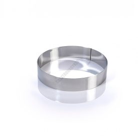 Tortakarika sütőkeret, kerek, 180×40 mm, rozsdamentes