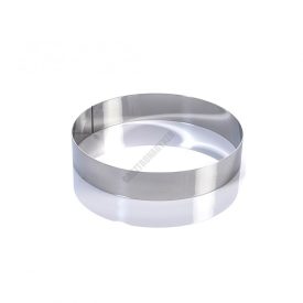 Tortakarika sütőkeret, kerek, 200×40 mm, rozsdamentes