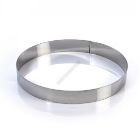 Tortakarika sütőkeret, kerek, 280×40 mm, rozsdamentes