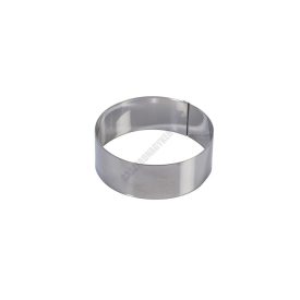 Tortakarika sütőkeret, 140×50 mm, kerek, rozsdamentes