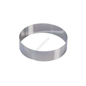 Tortakarika sütőkeret, kerek, 200×50 mm, rozsdamentes