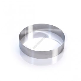 Tortakarika sütőkeret, kerek, 220×50 mm, rozsdamentes