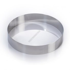 Tortakarika sütőkeret, kerek, 300×50 mm, rozsdamentes