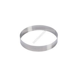 Tortakarika sütőkeret, kerek, 295×50 mm, rozsdamentes