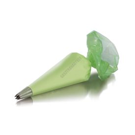   Habzsák, zöld, csúszásmentes, 55 cm-es eldobható, 100 db/csomag