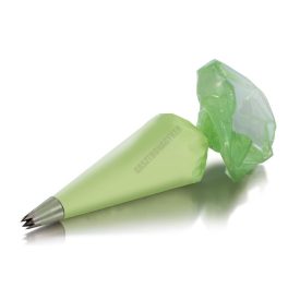   Habzsák, zöld, csúszásmentes, 65 cm-es eldobható, 100 db/csomag