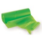 Habzsák, zöld, csúszásmentes, 65 cm-es eldobható, 100 db/csomag