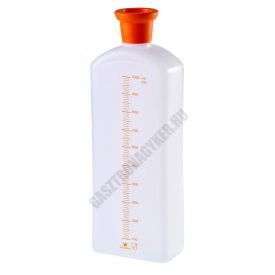 Szirupadagoló mércés flakon, 1 liter