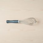 Habverő 12 szálas, 35 cm, kék műanyag fogó