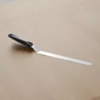 Kenőkés, hajlított, 3×25×38 cm, rozsdamentes