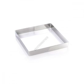 Sütőkeret, négyzet, 262×262×40 mm, rozsdamentes