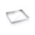 Sütőkeret, négyzet, 282×282×40 mm, rozsdamentes