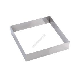 Sütőkeret, négyzet, 242×242×50 mm, rozsdamentes