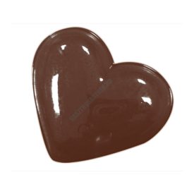   Valentin napi csokoládéforma (90-1027), szív, 14 adag, műanyag