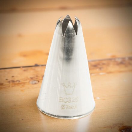 Csillagcső, 7 mm, csillag alakú nyílás