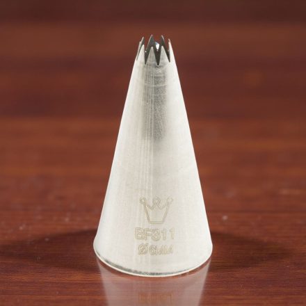 Csillagcső, 6 mm, csillagmintás