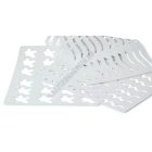 Díszítő csokoládéforma (CHASIL17), 36 adag, szilikon