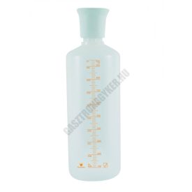 Szirupadagoló mércés flakon, 8,5×25 cm, 1 liter