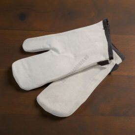   Sütőkesztyű-pár, prémium puha bőr, habbéléssel, 380×150 mm, hőálló 250 °C-ig