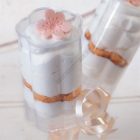 Push up jégkrémforma, 100 db/csomag, virág, műanyag