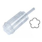 Push up jégkrémforma, 100 db/csomag, virág, műanyag