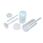 Push up jégkrémforma, 100 db/csomag, virág, műanyag