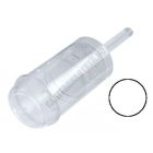 Push up mini jégkrémforma, 100 db/csomag, kör, műanyag