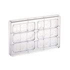 Csokoládéforma Choco and the City snack (MA1919), 6 adag, polikarbonát