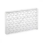 Bonbon csokoládéforma (MA5003), 20 mm félgömb, 45 adag, polikarbonát