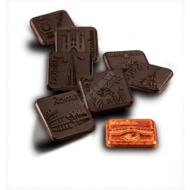   Csokoládéforma, Choco and the City (MA6006), 275x175 mm, 24 db-os, polikarbonát