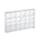 Csokoládéforma, Choco and the City (MA6006), 275x175 mm, 24 db-os, polikarbonát