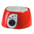 Csokoládétemperáló, mini, analóg, piros, 1,8 l, 26×26×16 cm