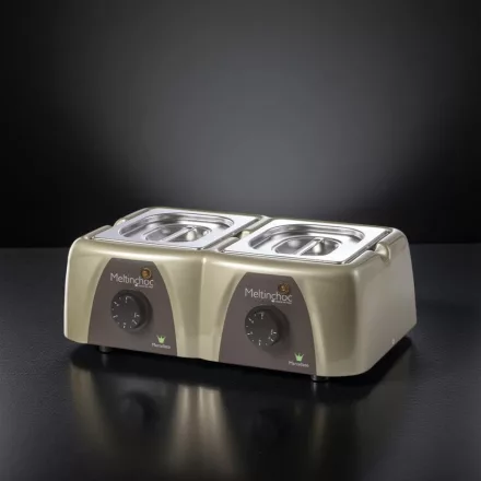 Csokoládétemperáló, analóg, 1,5 l × 2, 42×26×13,5 cm