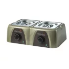 Csokoládétemperáló, analóg, 1,5 l × 2, 42×26×13,5 cm