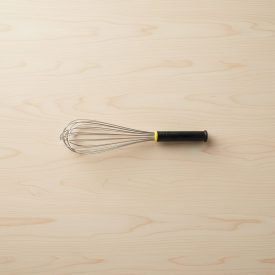   Habverő, prémium, 8 szálas, 30 cm, fekete műanyag fogóval